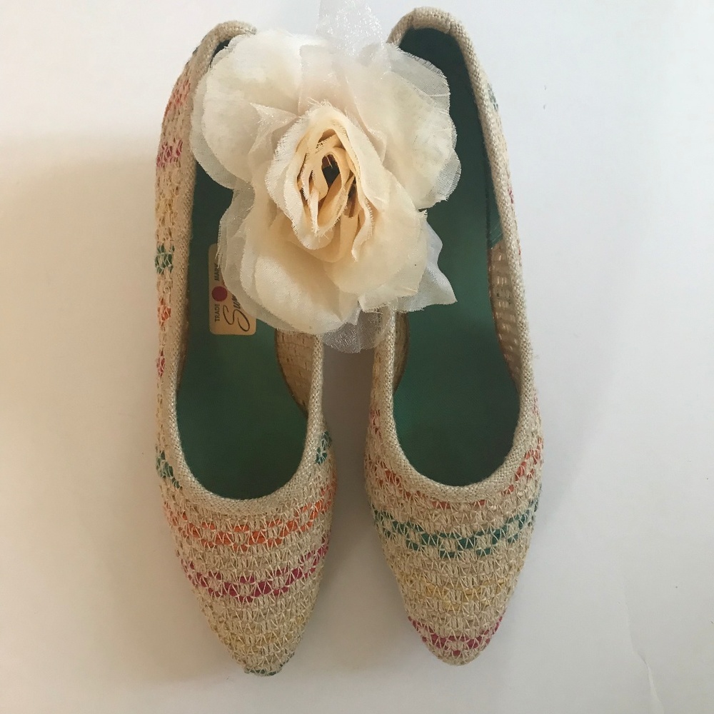 Vtg Summerettes by Ball-Brand 50's Wedge Shoes